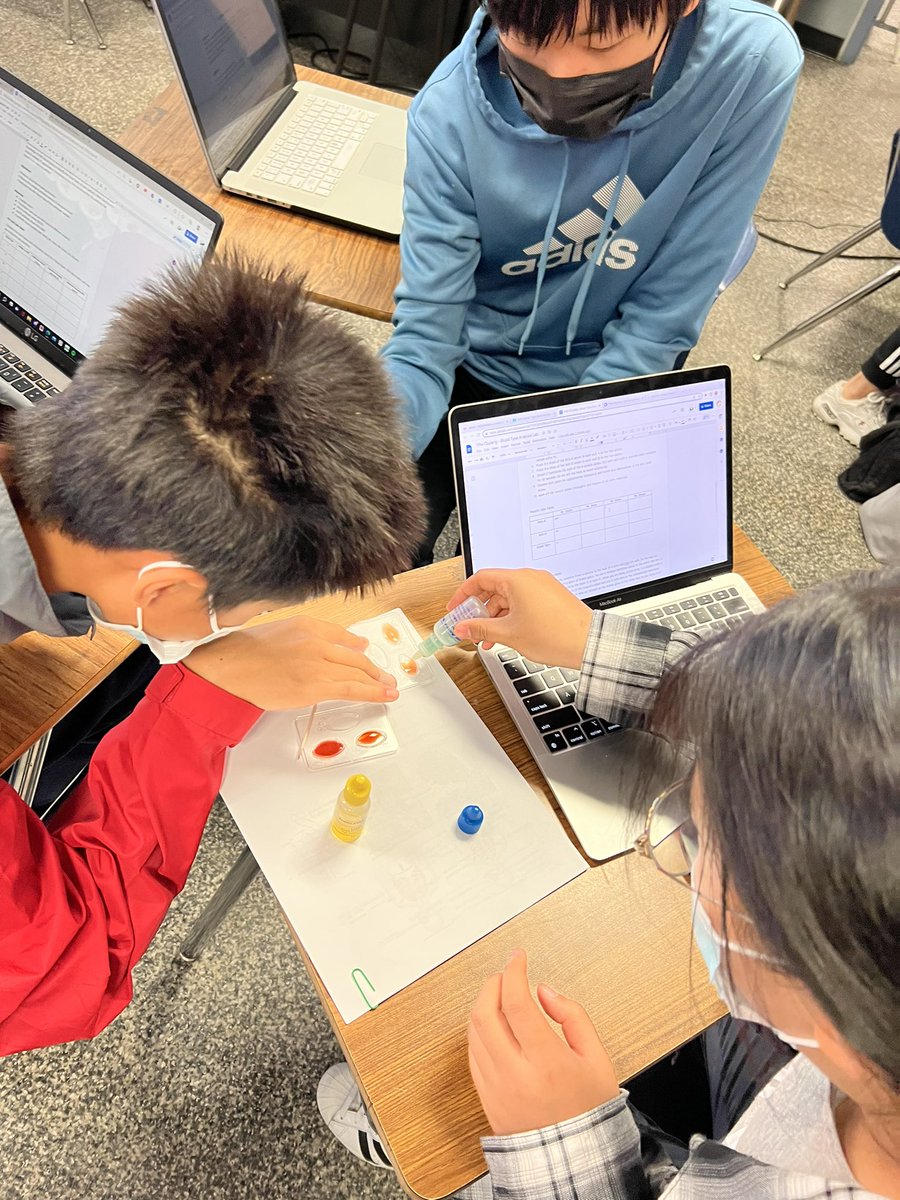 zhenbio's tweet photo. Who’s blood is it?? 🩸🩸
Blood typing analysis @zhenbio 
#TodayatWHS https://t.co/4UMhRveI64