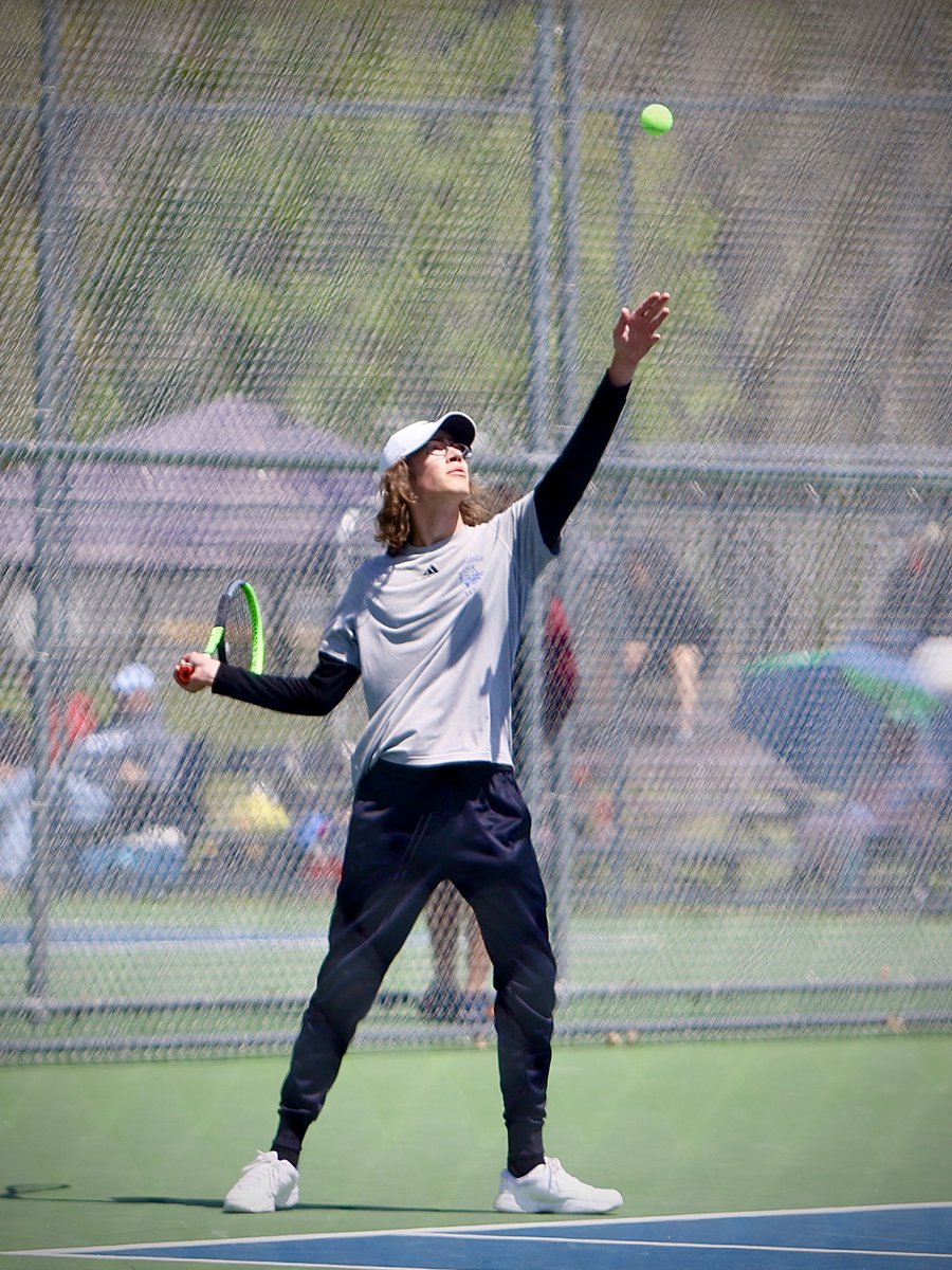 BobcatBiker's tweet photo. Sophomore Blade Bachmann takes his first match 8-0 in the OVAC Second Singles Tennis Tournament. Nice work Blade! #CHSBobcatTennis https://t.co/JTuEDvSFOc