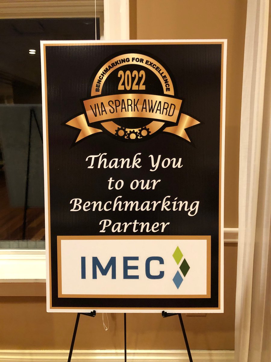 IMECillinois's tweet image. We had the pleasure of attending Valley Industrial Association of Illinois' 2022 VIA Spark Awards last night. Congratulations to all the #manufacturing companies that were nominated and that won in one of the six categories.
#sparkawards #illinoismanufacturers #madeinil