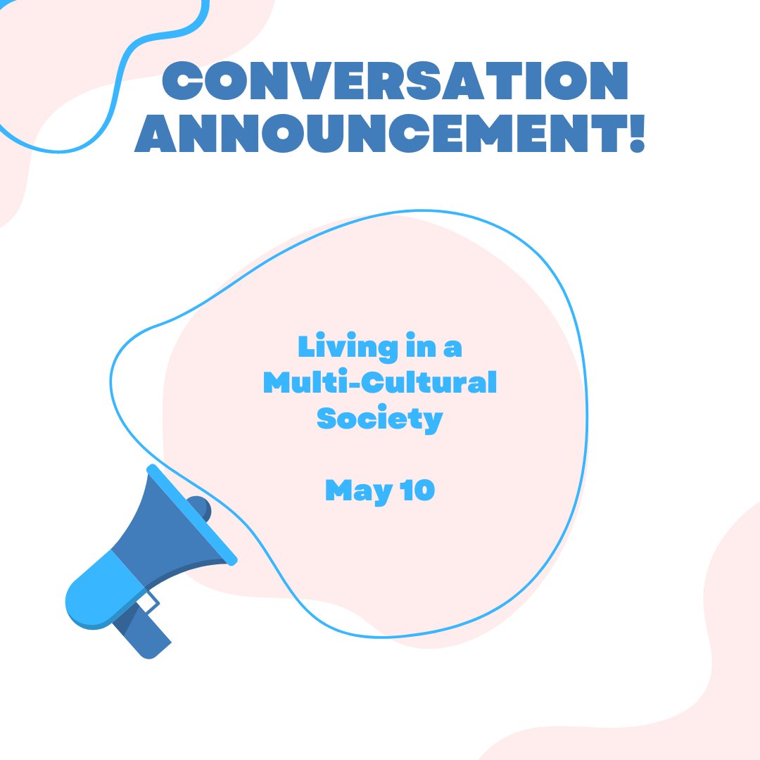 ResetGreat's tweet photo. We are excited to announce our next conversation! Please join us on May 10 as we discuss our next topic: Living in a Multi-Cultural Society. Use the link in our bio to register. 

#TheGreatReset #CommunityRoundtables #ListenFirst #MultiCulturalSociety #Conversation https://t.co/oqXP80I74C