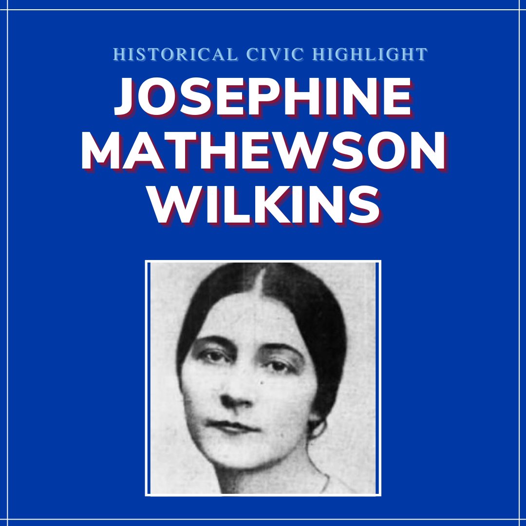 GSUCivicEngage's tweet photo. We’re kicking off our new series of Historical Civic Highlights with Ms. Josephine Mathewson Wilkins. Ms. Wilkins was a social activist and the president of the Georgia State League of Women Voters from 1934 to 1940. Learn more about Ms. Wilkins here: https://t.co/v4OKcPOGu3 https://t.co/x21AoioeUy