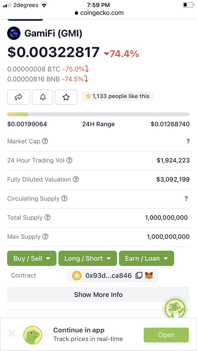 TCryptoCurrency's tweet photo. Seems investors confidence in the @gamifigg team remains strong thats a 5x return in the last 8hrs if you bought the dip 🔥🔥🔥

I don’t usually buy these dips however I have a lot of confidence in the team too 

If you saw my post purchased some at the time well done 👏👏👏 https://t.co/2Nm9tGL8Y3