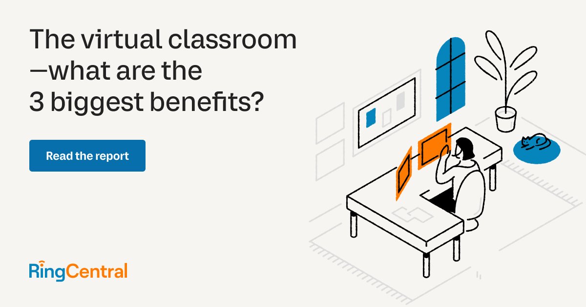 RingCentral's tweet photo. We partnered with @centerdigitaled to bring you our latest ebook, packed with actionable trends, takeaways and data around hybrid learning’s biggest benefits and most impactful tech tools. Find it below. https://t.co/hkkO7XWzam https://t.co/oa0r9WkUCn