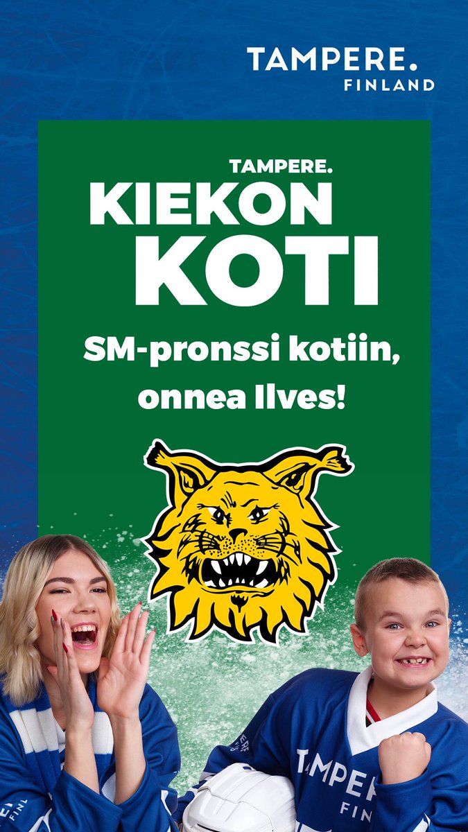 Onnea Tappara ja Ilves! 🥇🥉 Nokia Arenan 17 playoffs-pelissä 165 000 katsojaa! Tampere on kiekon koti 🏒🇫🇮😊