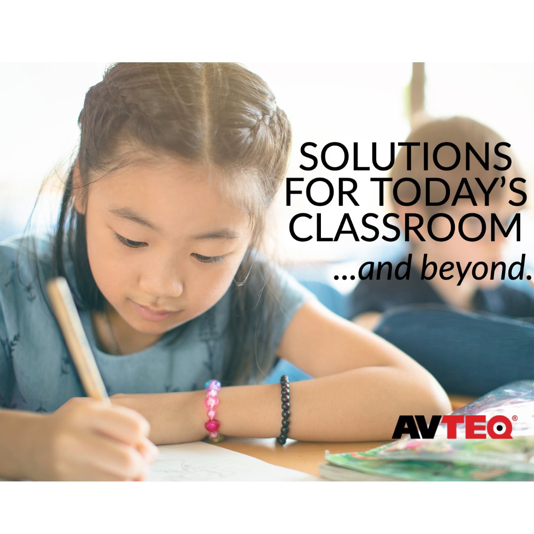 AVTEQ's tweet photo. AVTEQ is dedicated to designing products that support today's technology in the classroom.
#educationsolutions #educationtechnology #collaborativeclassrooms #technologyfortodayandbeyond https://t.co/2ufyQ0rRML