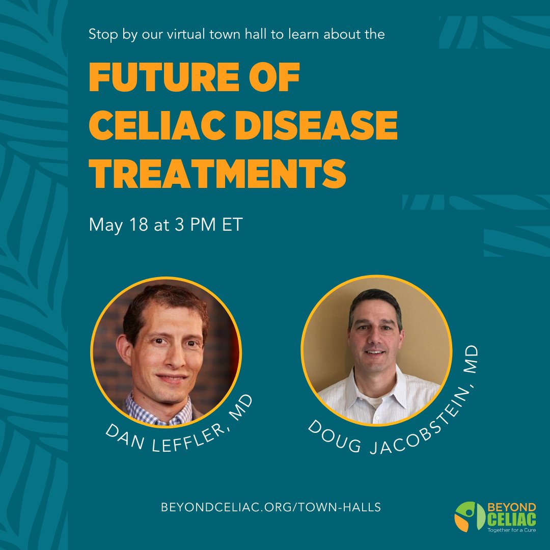 There are 14 drugs for #celiac disease currently in clinical trials and a multitude of ongoing research studies. What do we need to do to get those treatments on the market?  Stop by our town hall to learn more hubs.li/Q0194Bcy0