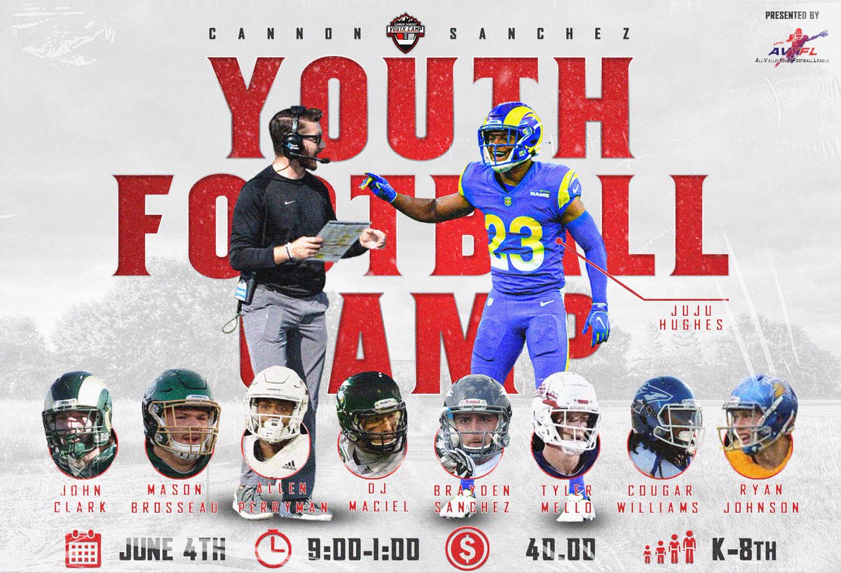 Hanford High Bullpup Football (@footballhanford) on Twitter photo ๐๐ก๐๐ฎ ๐๐๐จ๐ฉ. ๐๐ก๐๐ฎ ๐๐๐ฎ๐จ๐๐๐๐ก. ๐๐ก๐๐ฎ ๐๐๐๐ง๐ก๐๐จ๐จ.
Come join us for our 1st Annual Youth Football Camp on Saturday June 4th. All participants will receive a camp T-shirt, lunch and great instruction. All while having fun!
Link to Sign-Up in Bio ๐ ๐๐ก๐๐ฎ ๐๐๐จ๐ฉ. ๐๐ก๐๐ฎ ๐๐๐ฎ๐จ๐๐๐๐ก. ๐๐ก๐๐ฎ ๐๐๐๐ง๐ก๐๐จ๐จ.
Come join us for our 1st Annual Youth Football Camp on Saturday June 4th. All participants will receive a camp T-shirt, lunch and great instruction. All while having fun!
Link to Sign-Up in Bio ๐