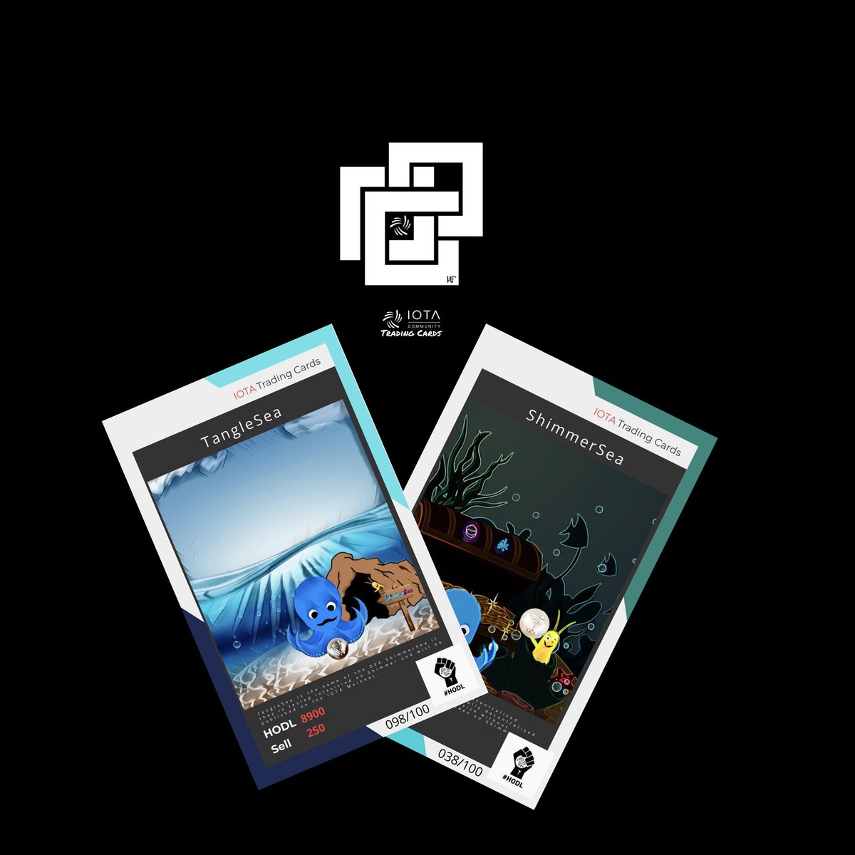 IOTA_TCG's tweet photo. Under the new designed cards are also #shimmersea and #Tanglesea. Also the Lumis get a guest occurs and tell the story of the sea. Thx @ShimmerSeaDEX @TangleSeaDEX. Follow them... Absolutely great project ππ―π #IOTA #IOTAcommunity #IOTASTRONG https://t.co/hSiZd4VRMk https://t.co/eP2vD9Nc5n