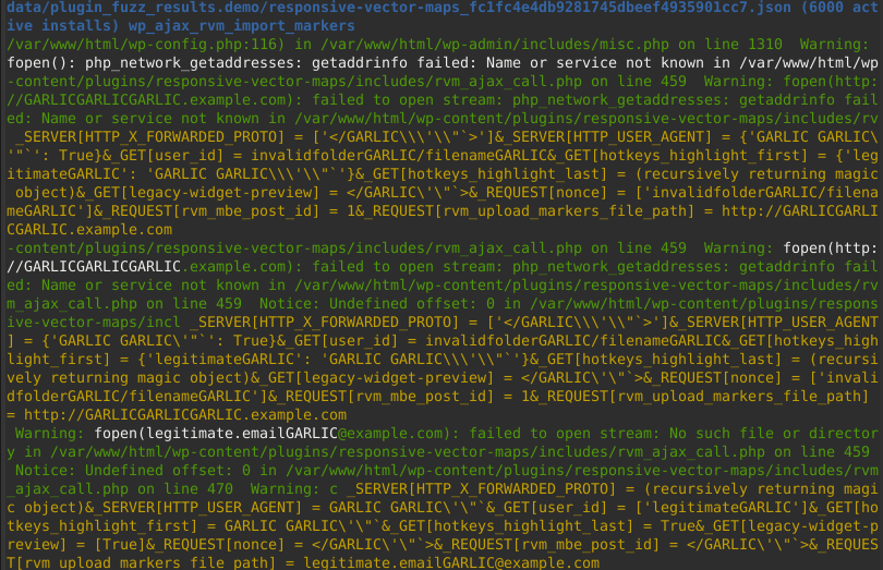 KitPloit's tweet photo. Wpgarlic - A Proof-Of-Concept WordPress Plugin Fuzzer https://t.co/2uWOUFwSq4 #WordPress #WordPressPlugin #Wpgarlic https://t.co/brlSIU9nPb