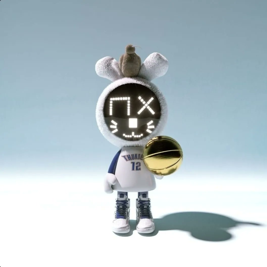 NookArtProject's tweet photo. Steven Adams gets his NFT Nook Story today!! Adams played for OKC for 7 season and now plays for the Grizzlies. 

Thanks for the Custom Bunny Ballers NFT @EmoCrypt1 

#Bunny #Ballers #Solsea #nookartproject #nftart #nftcollection #tokenframe https://t.co/XbdtDTtkWJ