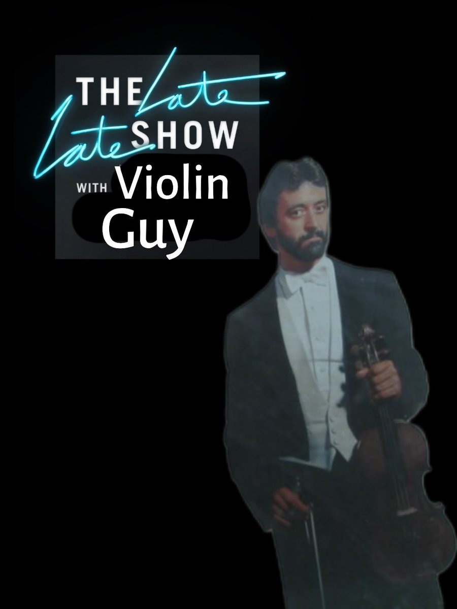 RUMOR: The 110 Violin Guy is poised to take over The Late Late Show!