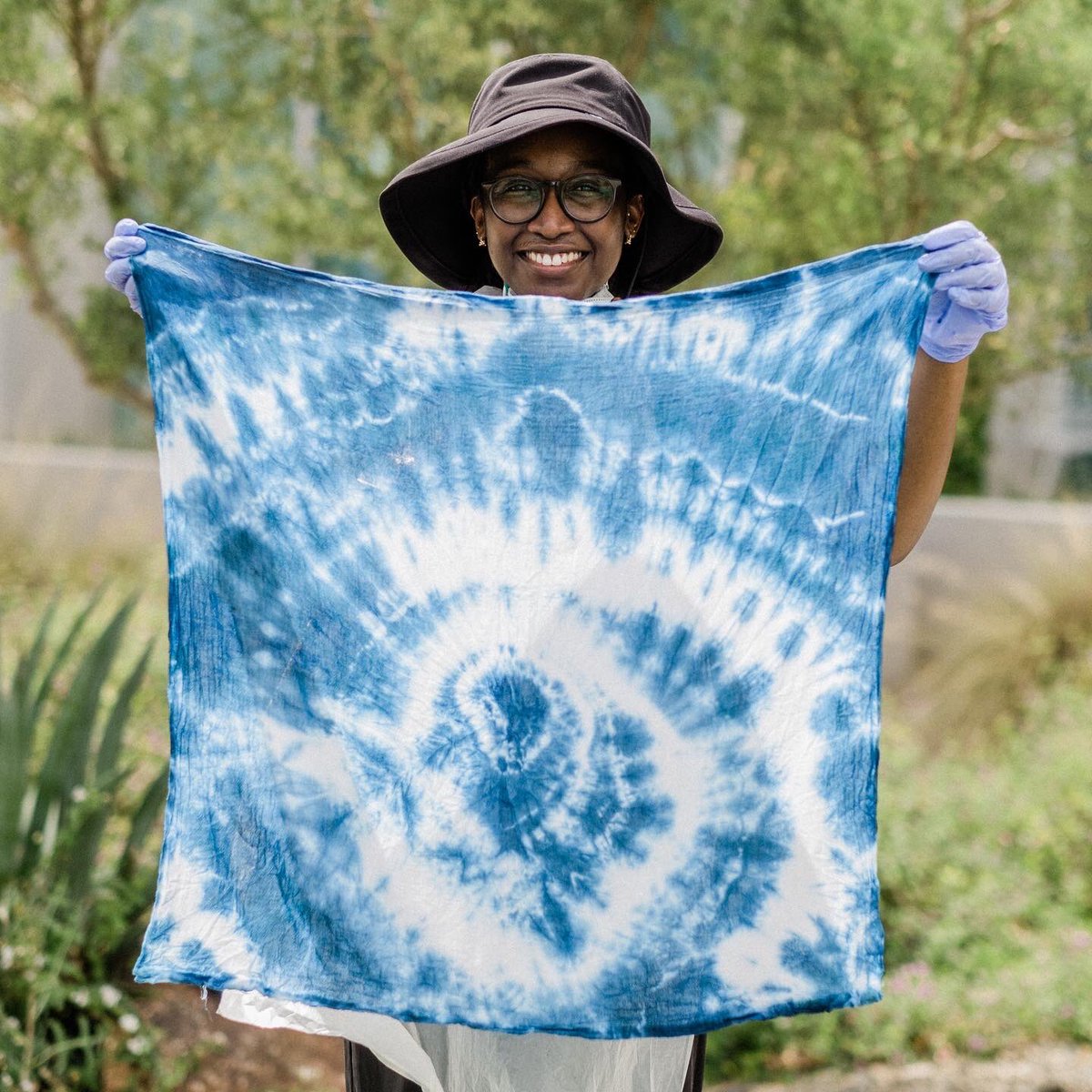 gowithinco's tweet photo. Shibori always helps us let go of perfection, to find the beautiful. https://t.co/88gHIFlPQz