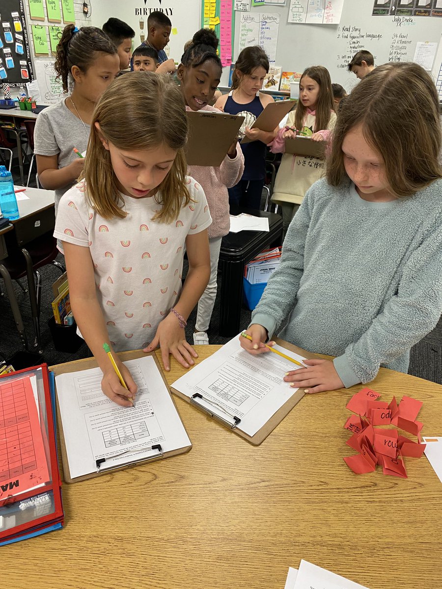 MrsMAmerson's tweet photo. Today in math students danced to fun music and stepped outside their comfort zone in dance it chance it by taking chances and talking with their partners about the problems with deep conversations. #KISDRockingReview https://t.co/9NtHgDQtSm