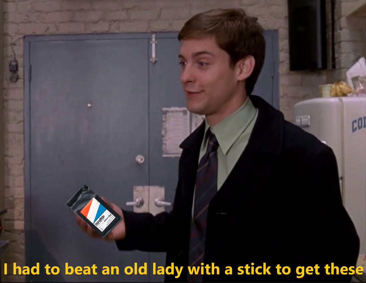 Yeah, our coffee is THAT good!

#Coffee #Bonafide #SpiderMan #SpiderManAcrossTheSpiderVerse