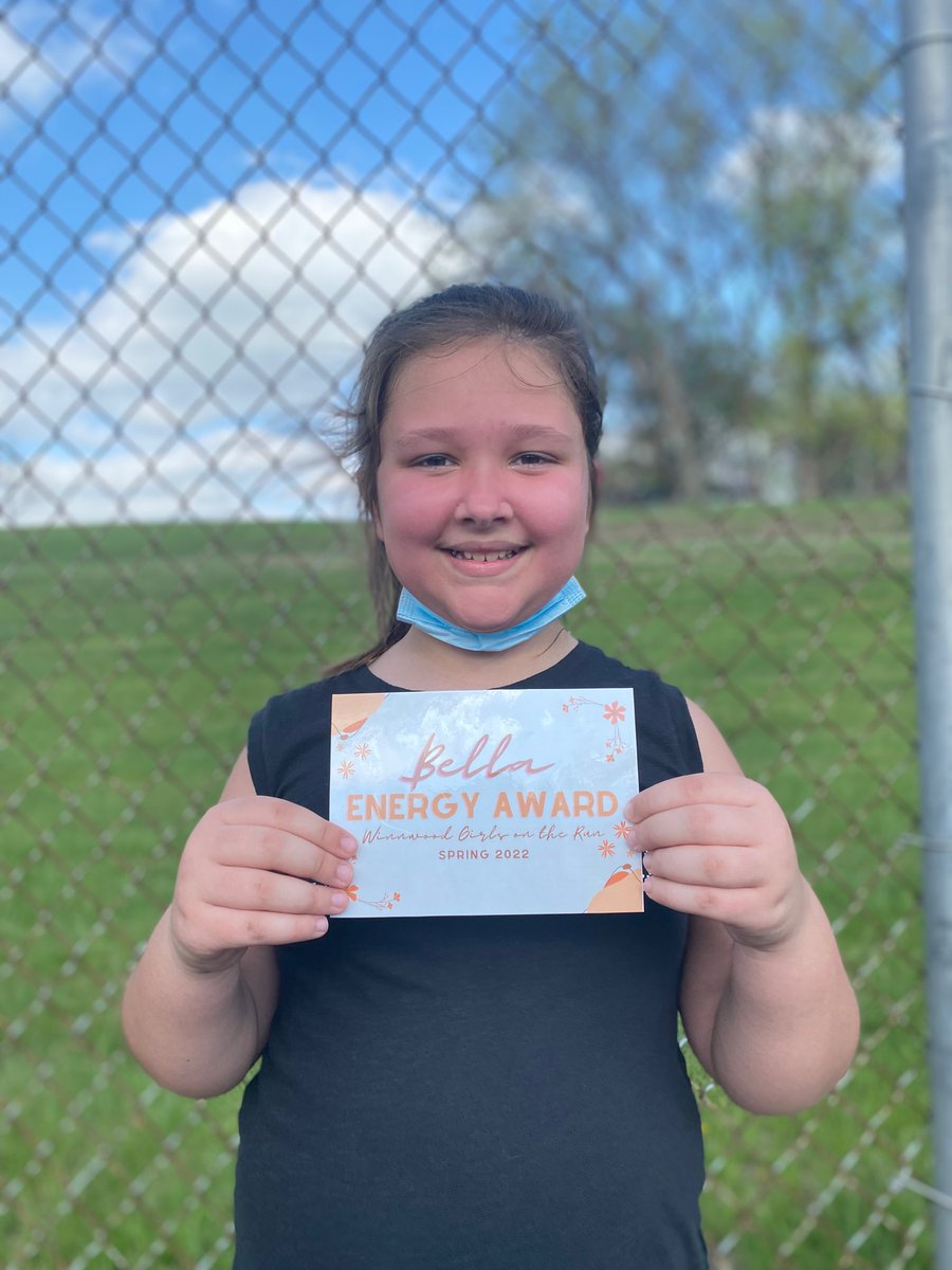 WinnwoodGOTR's tweet photo. Olivia and Bella bringing the heat as this week’s energy award winners! They have been pushing themselves and their teammates to grow and get better every day. 5K here we come!!!! https://t.co/GuDRR8COPA