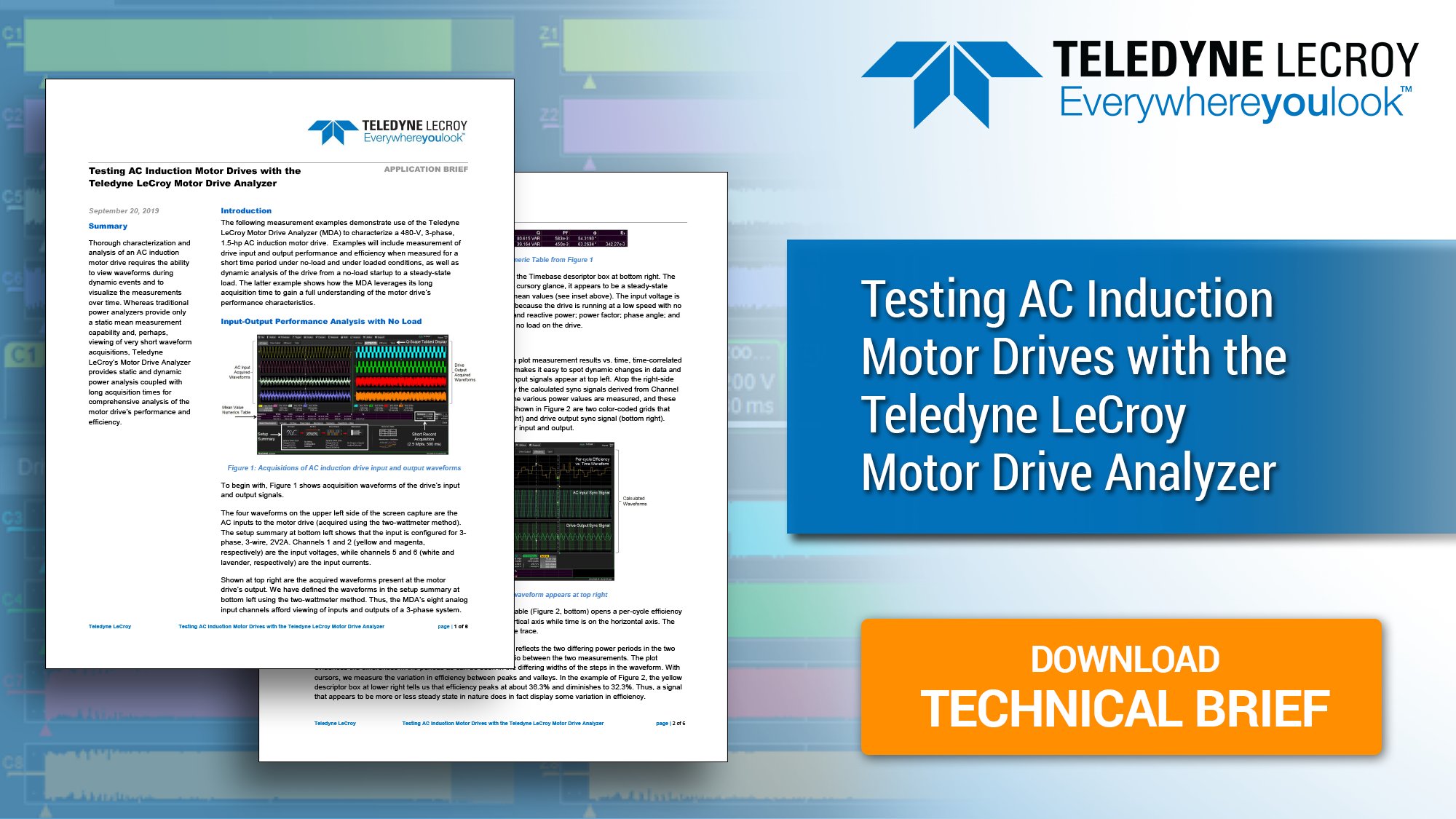 Teledyne LeCroy on Twitter "Our Motor Drive Analyzer provides static