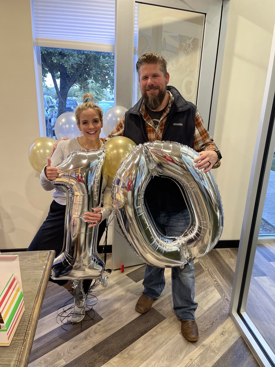 Red7Creative's tweet photo. Congratulations🎈to our owners, Stephanie and Jason, on 10 years of marriage! We hope you have an incredible anniversary😊
Check in here for more exciting team updates🥳
#Red7Creative #AdAgency #Advertising #DigitalMarketing #CreativeAgency #DataDriven #Dallas #DFW https://t.co/0XnPGBLmwm