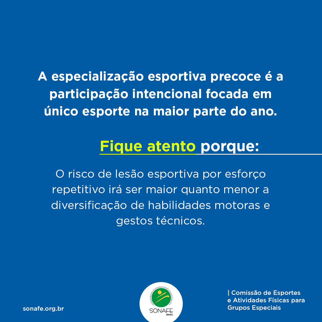 SonafeBrasil's tweet photo. Você sabe o que é especialização esportiva precoce?
Confira o artigo no site:
https://t.co/rwKQ5hlk2a

Curtiu? Compartilhe ! 

#sonafebrasil #fisioterapiaesportiva #crianca #adolescente #especializacaoesportiva #evidenciacientifica https://t.co/l6lQcW9Pct