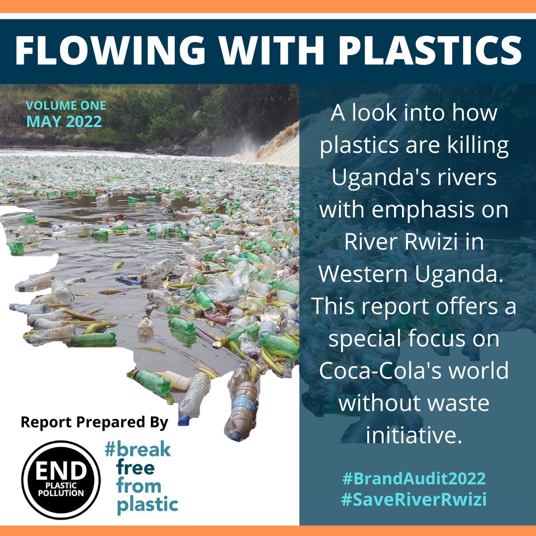 brkfreeplastic's tweet image. On May 9, #breakfreefromplastic member, @EndPlasticsNow is launching the Flowing With Plastics Report.🙌🏾

It's a look at how plastics are killing Uganda's rivers and reveals @CocaCola's World Without Waste FAILURES. 🇺🇬

REGISTER NOW➡️ bit.ly/FlowingWithPla…
#plasticpollution