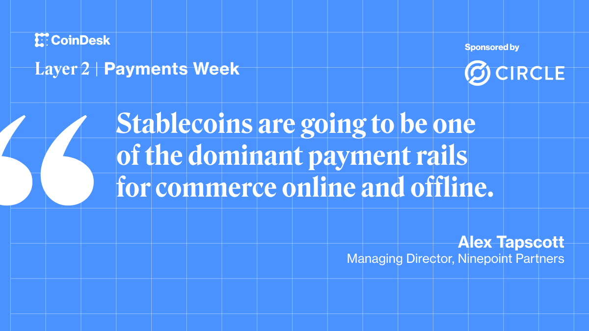 CoinDesk's tweet image. 🧵 Crypto as a form of payment remains in early innings, a tantalizing vision that hasn't come to fruition just yet, @mikeybellusci writes.

That said, new advances in the crypto payments niche are occurring daily.

#PaymentsWeek, presented by @circlepay:
coindesk.com/layer2/payment…