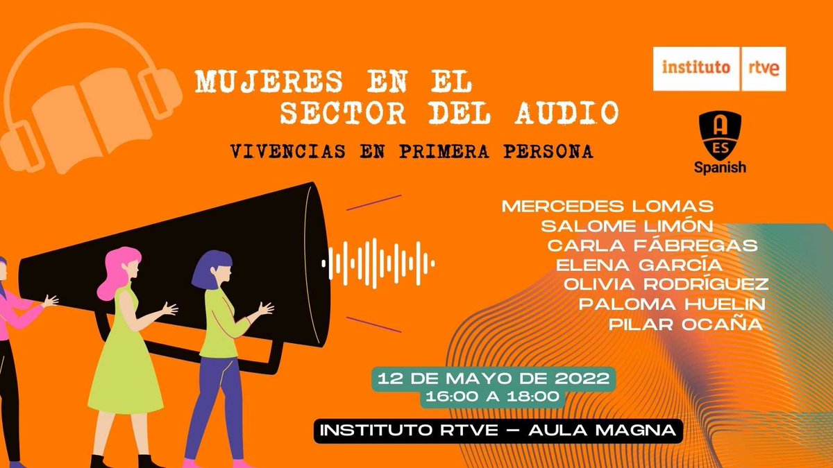 Próximo evento de AES España y el instituto de RTVE: Mujeres en el sector del audio. Vivencias en primera persona. #RTVE #AES #Audio #Sound #Sonido

Más info en aesspain.com/event/mujeres-…