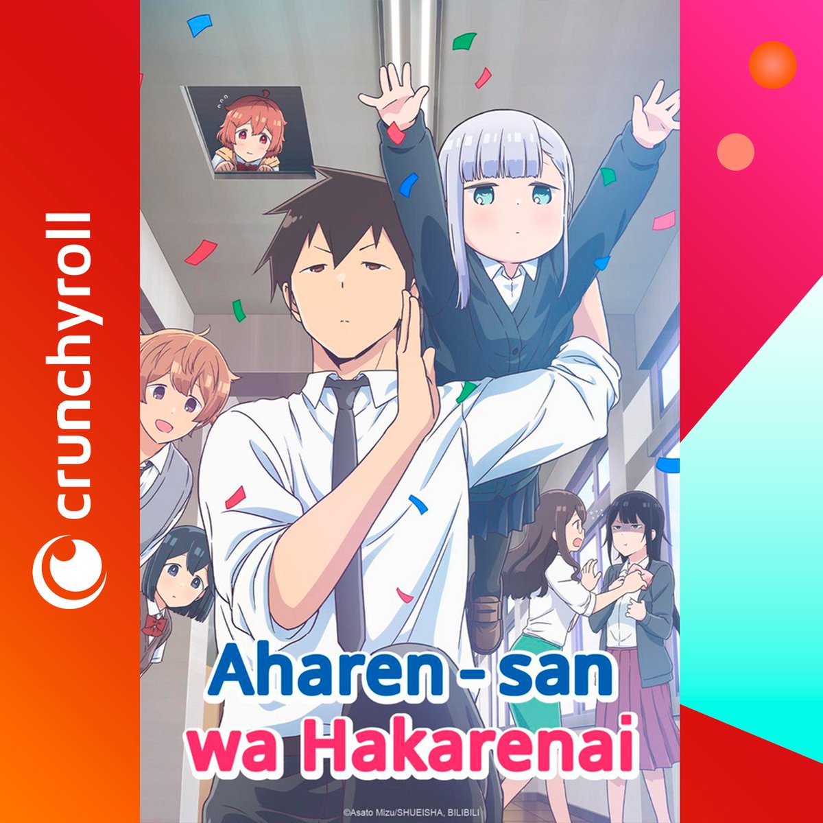 BulletNox's tweet photo. 📢 El primer episodio doblado de "Aharen-san wa Hakarenai" se estrena mañana.🎊 https://t.co/EbsBozZKsS