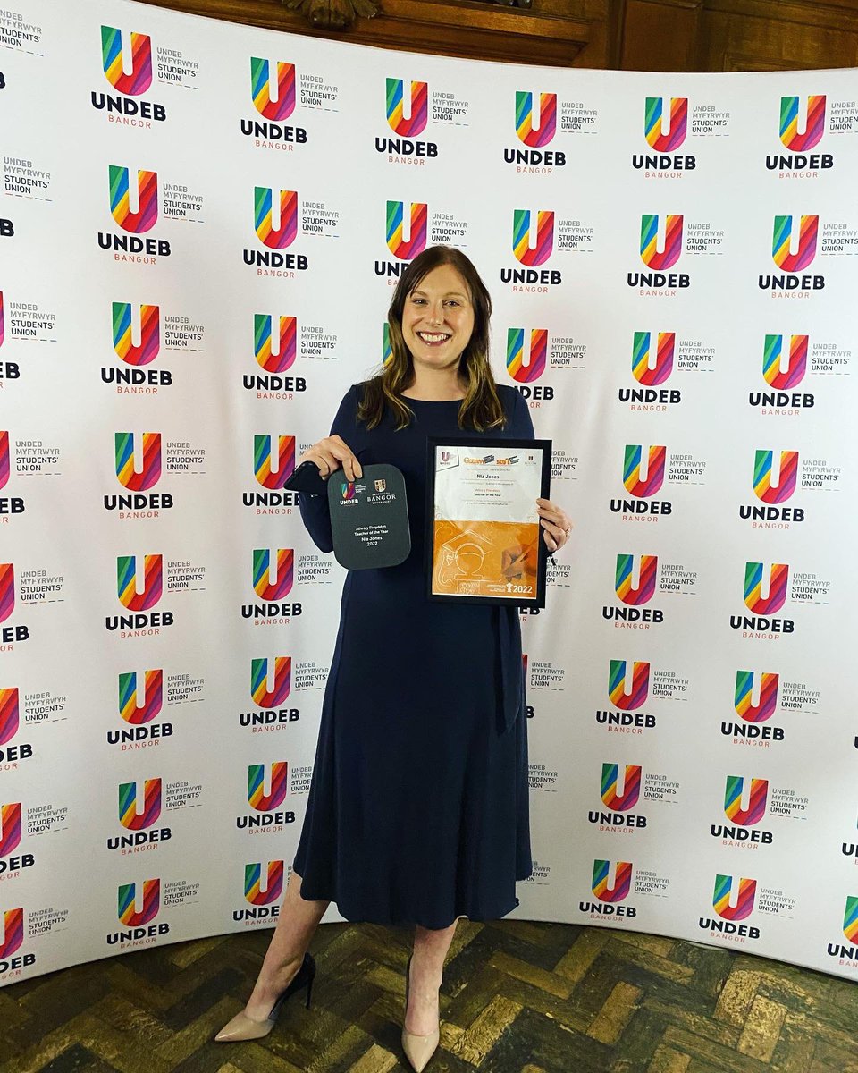 So I can’t quite believe it but tonight….
I won the Teacher of the Year Award 🥹🥹🥹🥹🥹❤️ @SHSBangor <a href="/BangorUni/">Bangor University</a>