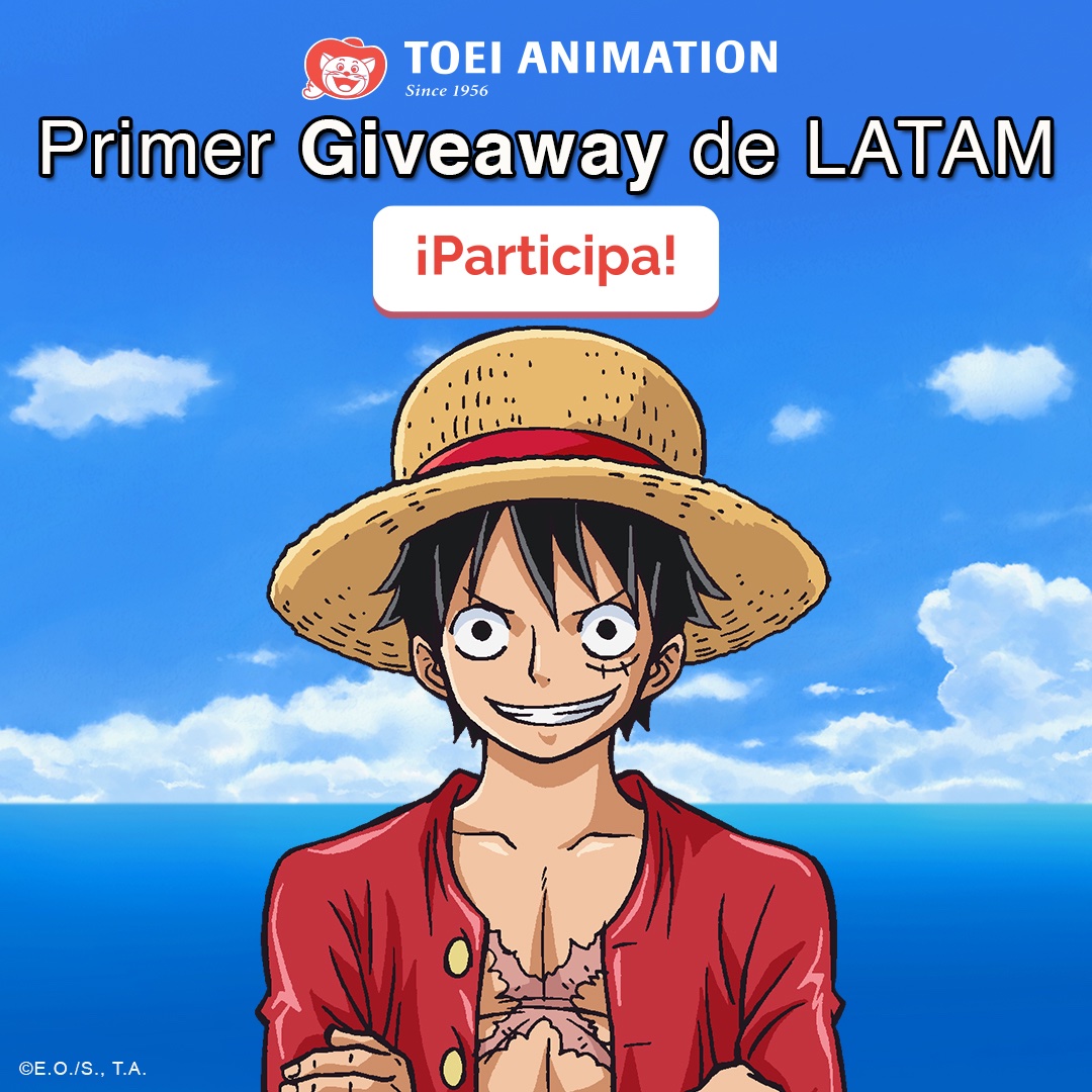 ToeiAnimationLA's tweet image. 🎁 🎉 ¡PARTICIPA EN NUESTRO PRIMER GIVEAWAY!  🥳 Para participar debes seguirnos en Facebook, Instagram y Twitter, dar me gusta y RT a esta publicación y seguir todos los pasos. Consúltalos en: bit.ly/3LEOEgk