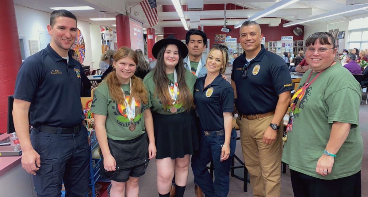 Thanks to <a href="/MercedPolice/">Merced Police Department</a> for taking time to assist Mrs. Fox's Forensic Biology Class at Golden Valley High and providing students a glimpse into what it's really like working crime scenes #CTE #WeAreMUHSD