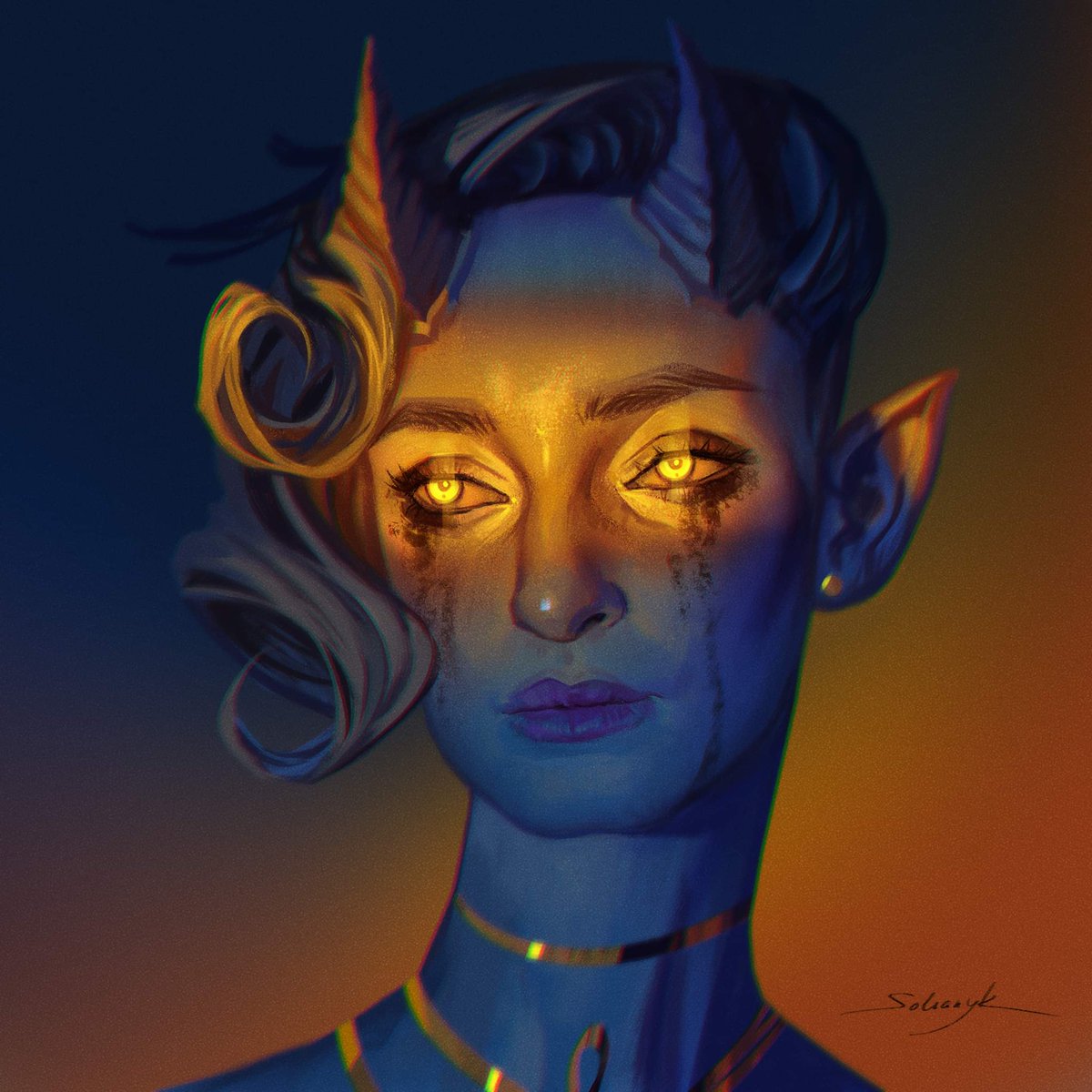 mariiasolianyk's tweet photo. Portrait for Ehren Bienert 💙 https://t.co/VGMF56xwZS
