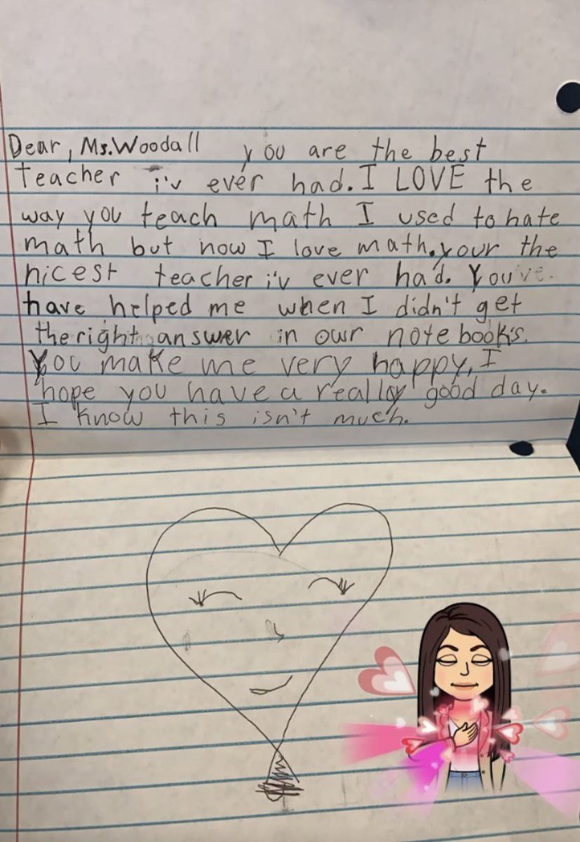 This made my day and melted my heart ❤️ I love seeing my scholars love for learning grow! 😊 <a href="/elmwoodes/">Elmwood Elementary - A Community School</a> #ourelmwood 🦅