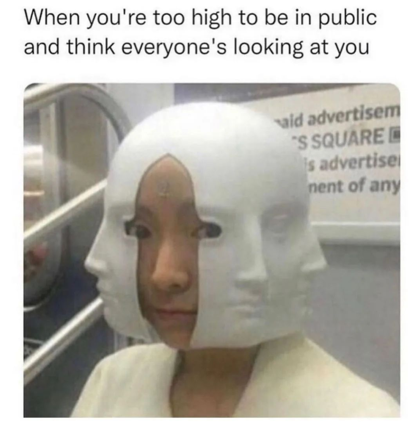 dakubrand's tweet photo. Feeling paranoia at public?
Been there & done that 😆✌️
#weedmeme #weedmemevideos #420memesdaily #highmeme #stonedthoughts #catmeme #meemit #420memes #420meme #stonedmemes #cannabiscommunity #cannababes https://t.co/wDlnKMDB2e