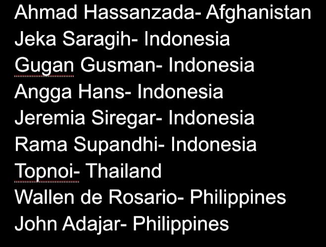 mmaecosystem's tweet photo. Here’s the full list of fighters added to the UFC website, guessing for Road to UFC, in addition to the Chinese fighters I’ve already announced. S/o to @hellowhosthat for pointing it out. #RoadToUFC #UFC #MMA https://t.co/e8bknFyYhQ