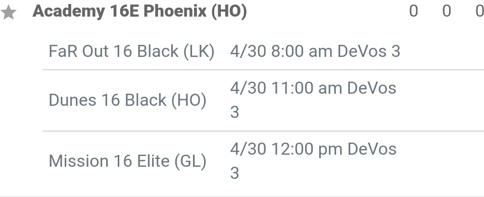 2022 Academy 16 Elite Phoenix tweet media