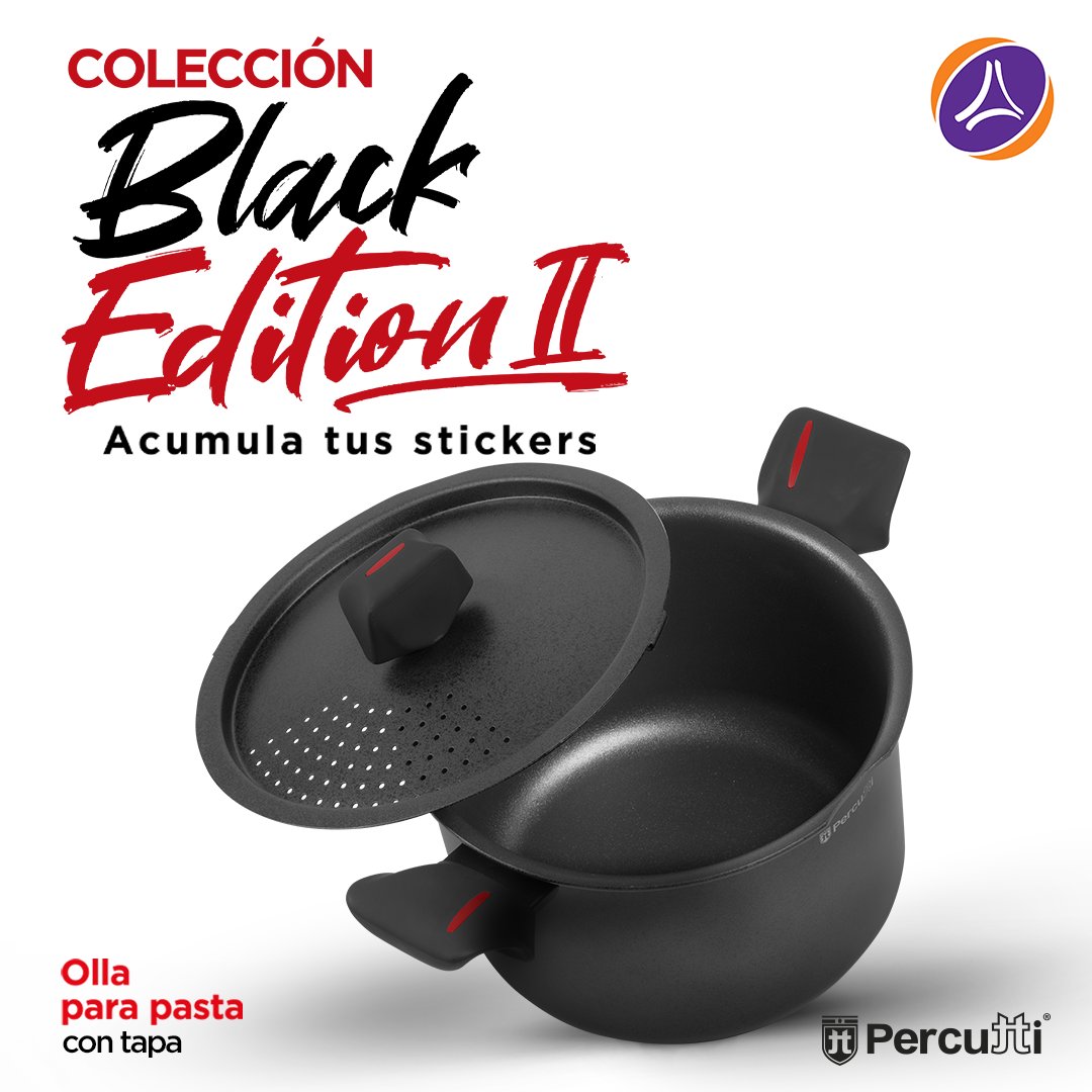 Acumula tus stickers y sé el primero en tener la colección completa de Percutti Black Edition. 🤩 🥘

Haz tu súper en La Torre y ve por ellas. #AhoraQuieroMiOlla​

Descubre cómo aquí: ​
supermercadoslatorre.com/terminosycondi…