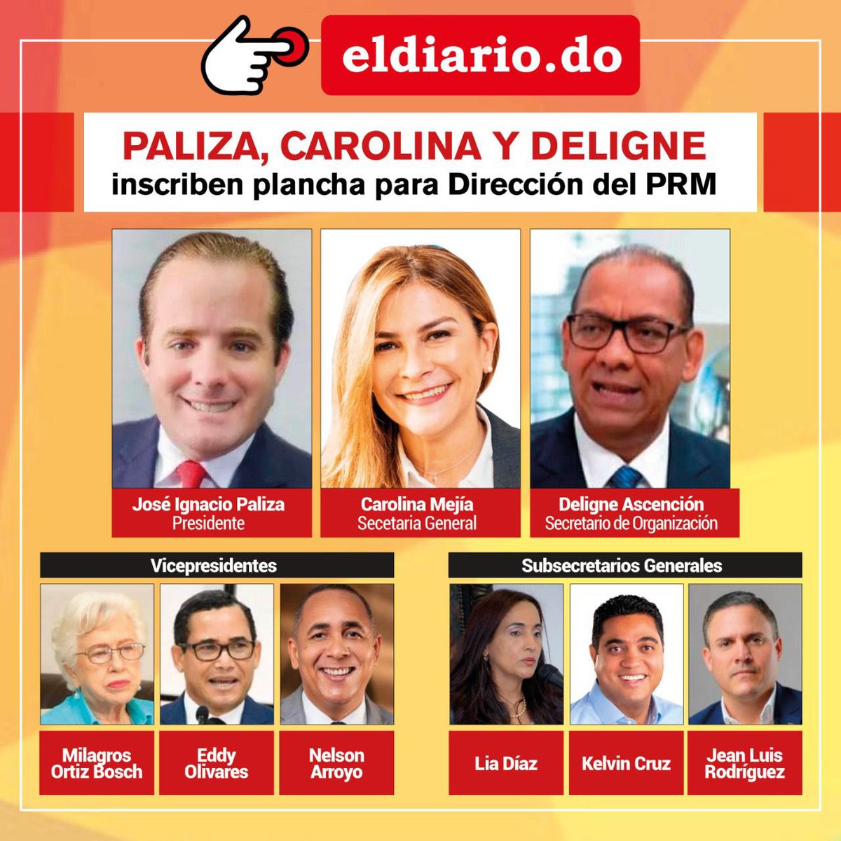 RafelitoGaro's tweet photo. Una vez mas nuestro partido @PRM_Oficial demuestra la unidad. El país esta por encima de cualquier interés personal. Rumbo al 24 con nuestro presidente @luisabinader al timón. https://t.co/zQayraNpLk