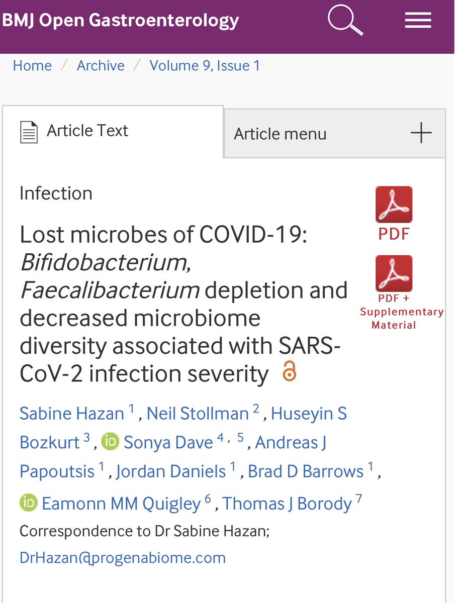 SabinehazanMD's tweet photo. This paper would have never been possible without great scientists behind it @DrStollman @HSEYNSANCARBOZ1 #ThomasBorody #EamonnQuigley #BradBarrows #AndreasPapoutsis #katherineHendrix @sonya_dave and all the personnel @Progenabiome https://t.co/5RxFboLBIn https://t.co/JlVLzPq2d1