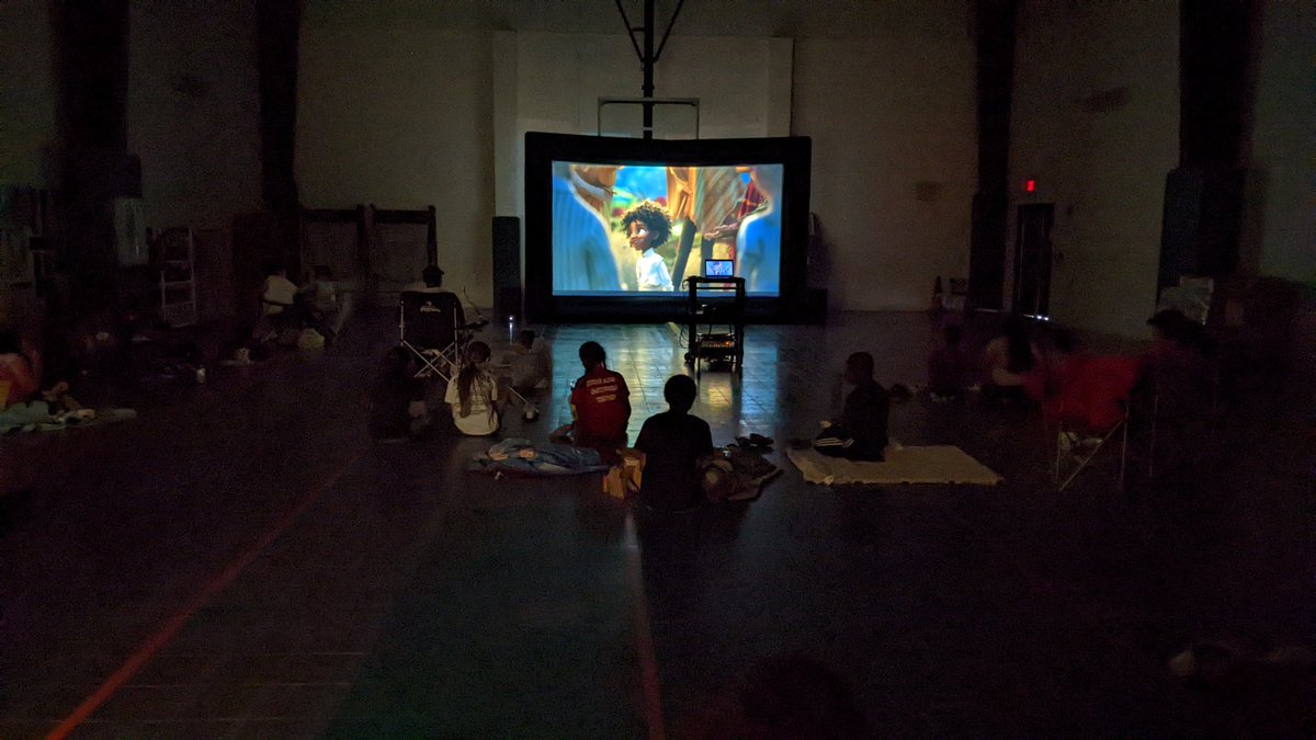 It's family movie night at Nash Elementary! #NashLeadsTheWay #SeasTheDay #TISDThePlaceToBe