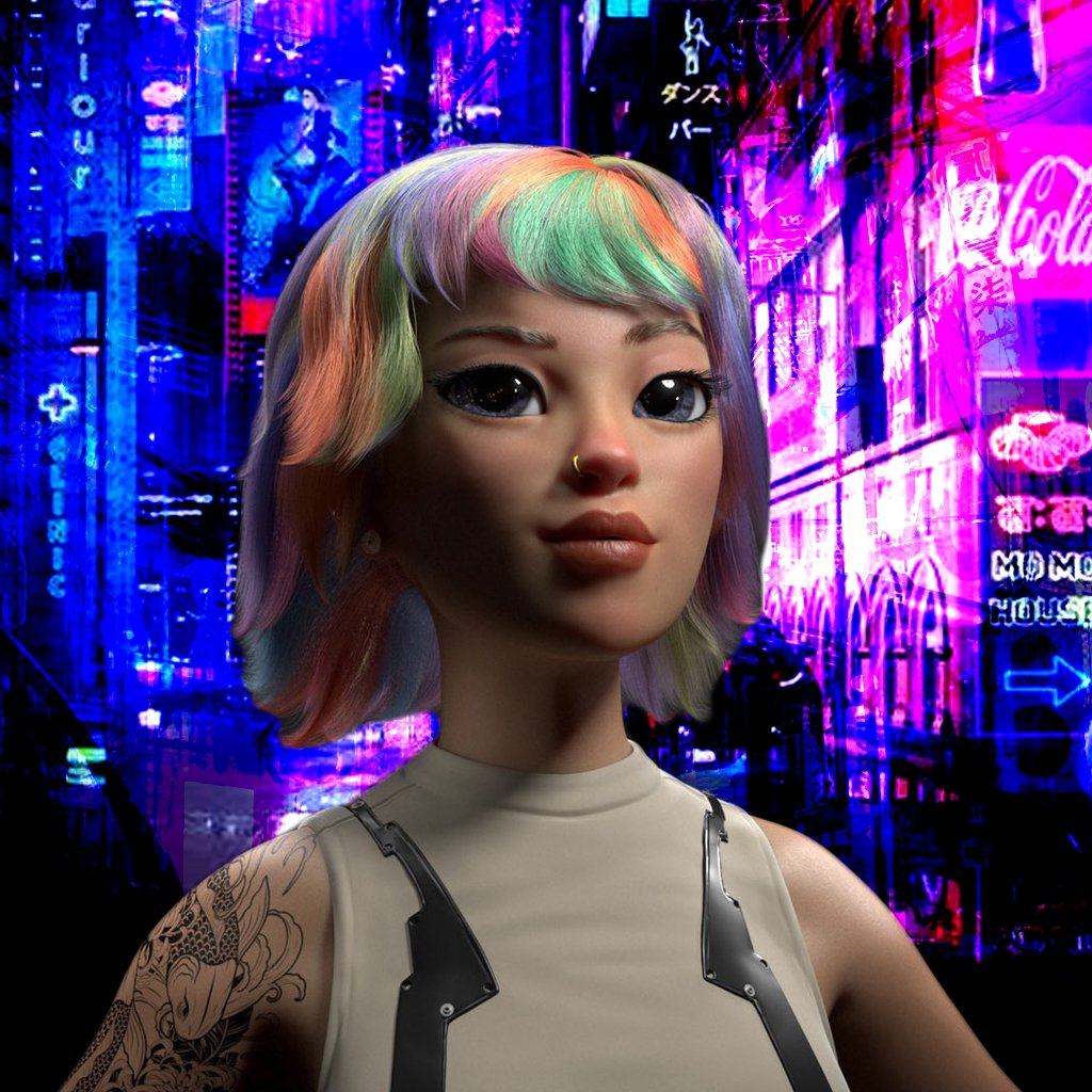 cactus4477's tweet photo. She is Rxse💜💙, she is the Rebel girl,
To the working class she's a precious pearl.
She brings courage, pride and joy
To the fighting Rebel Boy.

(She belongs to the city lights, atmosphere and rebelism. All the colours in the background define her spirit

 #characterbackground https://t.co/tPjpsK3fRh