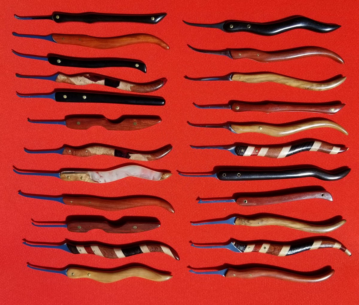 Some of the custom lock picks I've made.