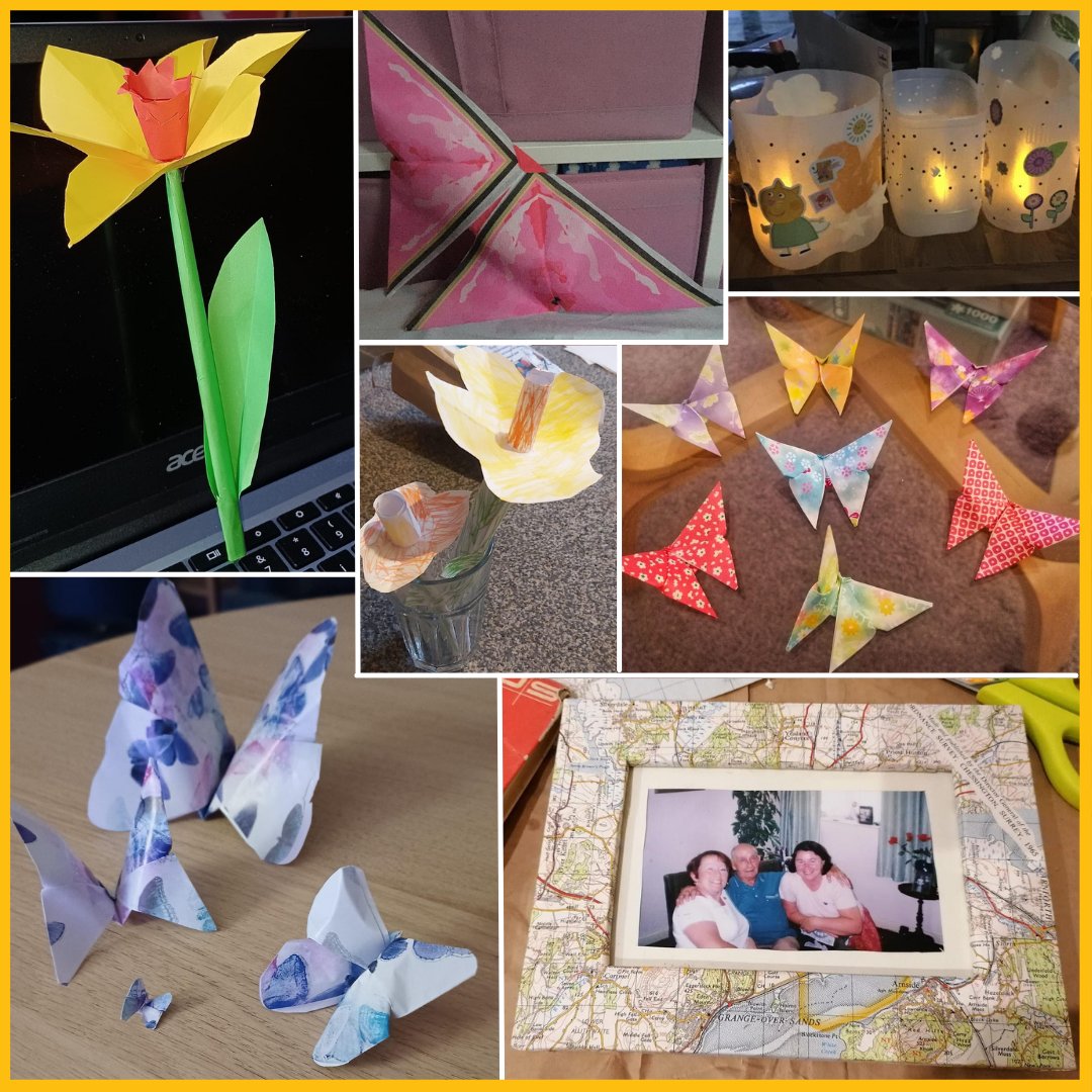 TheBeeTreeComm's tweet photo. Look at these beautiful creations from our Craft Club members! It's over zoom and it's really informal! Read all about it here:
https://t.co/43chky1G8q

#thebeetreecommunity #zoomcraftclub #zoomcrafting #craftclub #onlinecommunity #zoomgroup #crafting #craftersofinstagram https://t.co/RLXwpQJvGP