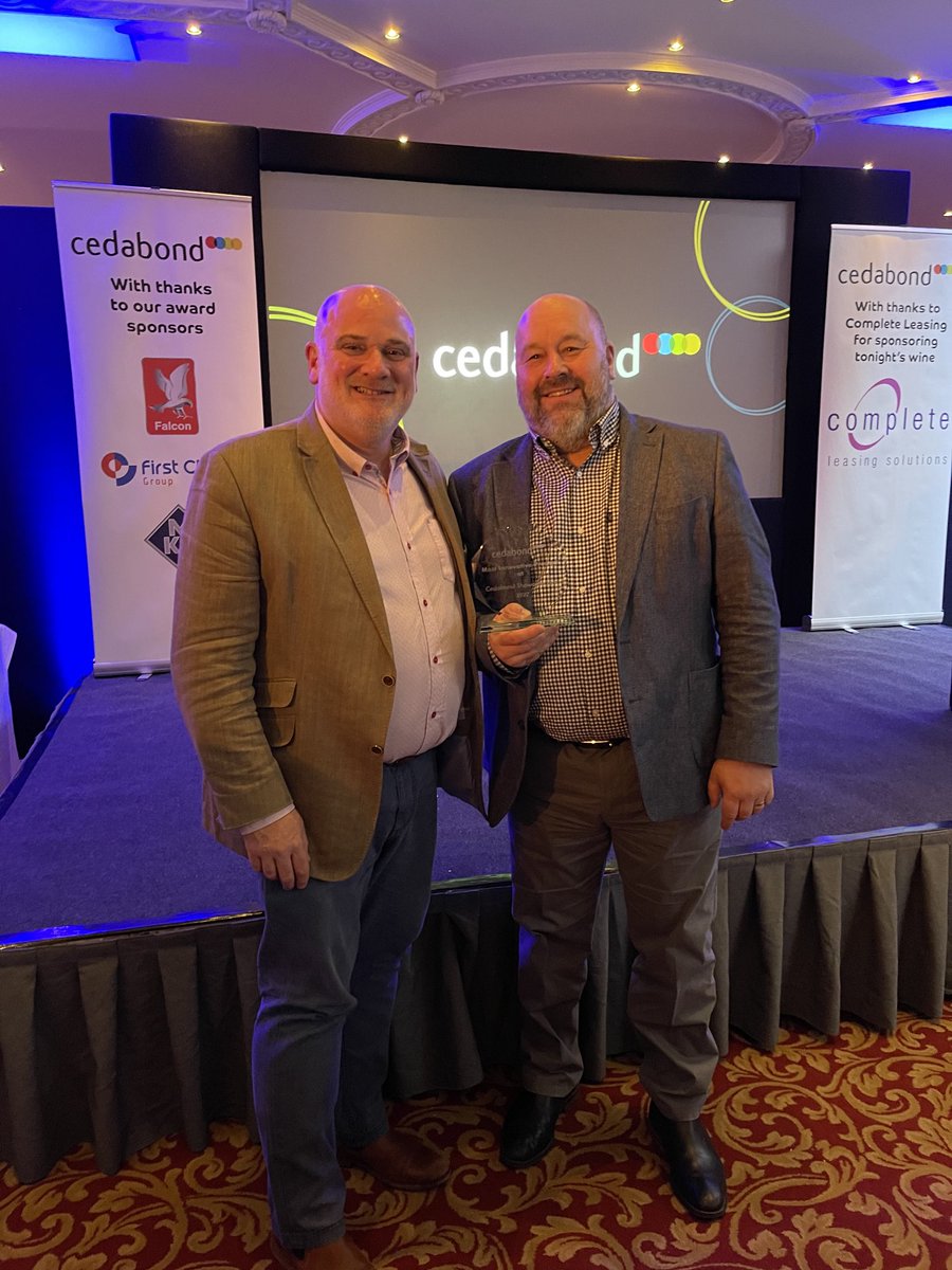 What a day what a night ⁦<a href="/FalconFoodserv/">Falcon Foodservice</a>⁩ win most innovative product at the ⁦<a href="/cedabond/">Cedabond</a>⁩ innovation showcase