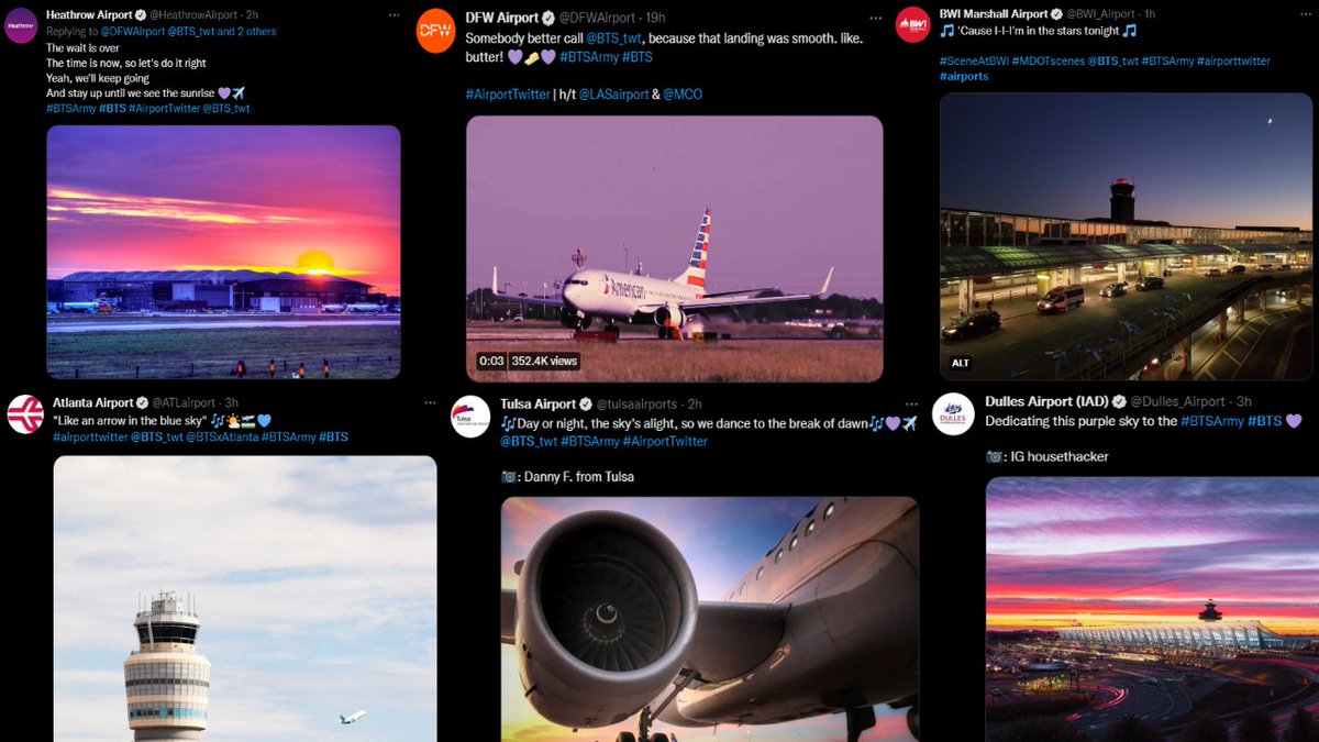 xCeleste___'s tweet photo. Hmm all these airports tweeting @BTS_twt related posts look fishy for sure &amp; might not be a coincidence.

Are they teasing a BTS World Tour? https://t.co/9kjXBYbCcE