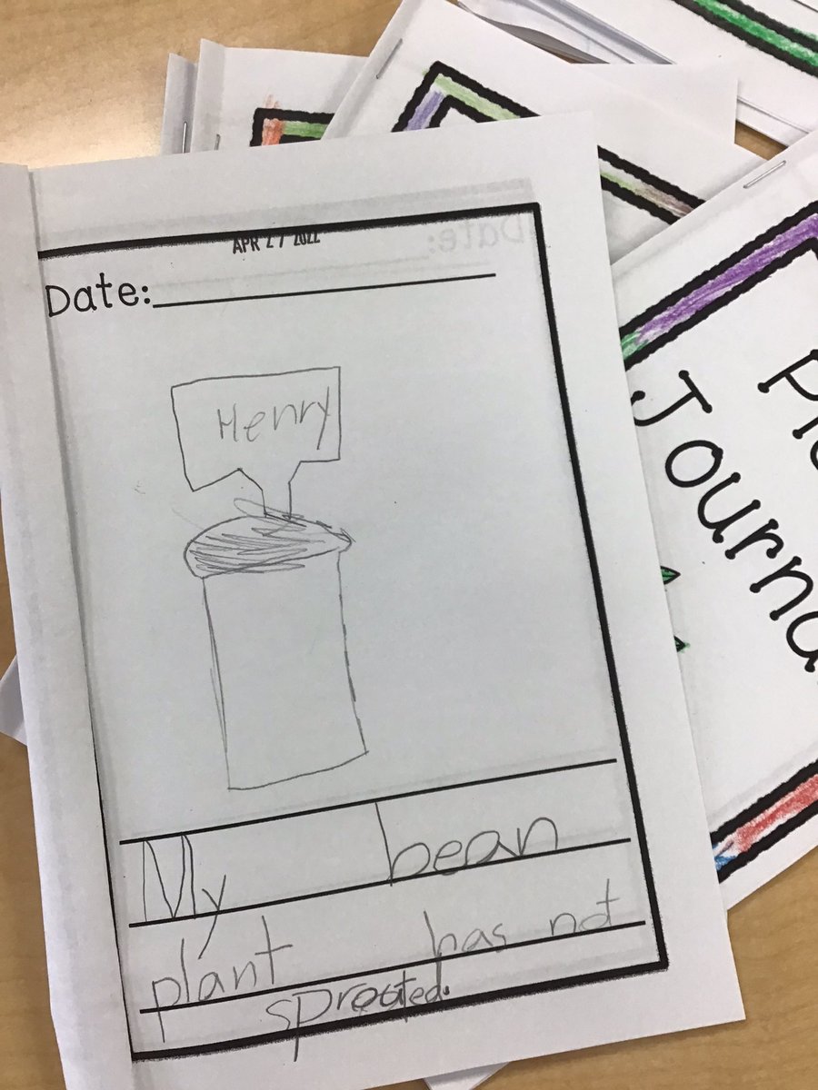 HTS_Kindies's tweet photo. Recording our observations! 🔎📝🌱🪴👩🏼🌾👨🏼🌾 ☀️💧 #springinquiry #plantjournal #dailywriting #BetterTogether❤️ @ConnieRanieri @HTSRichmondHill https://t.co/XW45Ax9ITu
