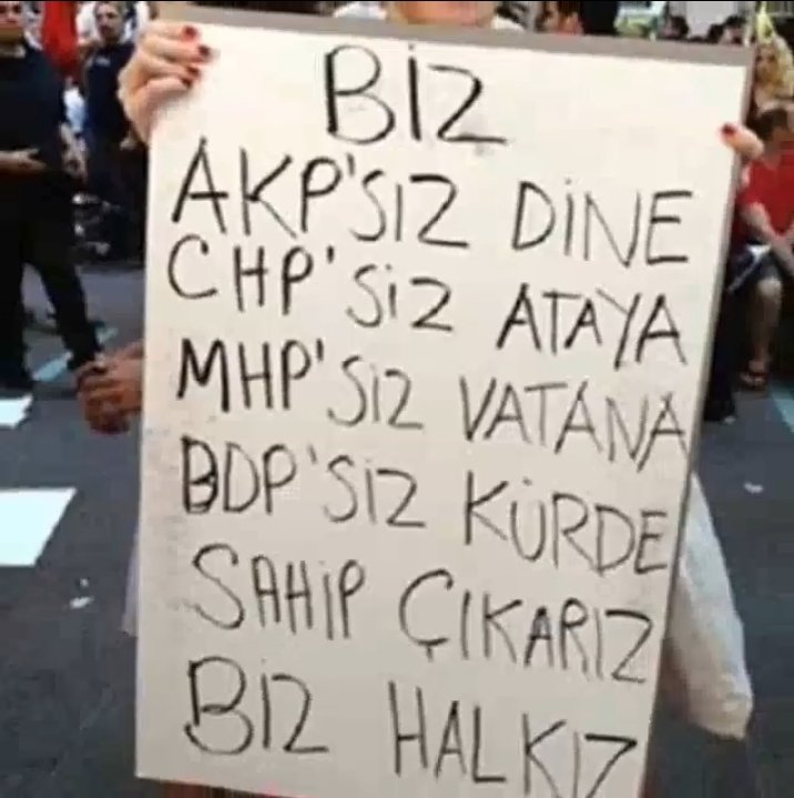 Biz HALKIZ.
Bizim olana SAHİP ÇIKARIZ.!!

#DirenişRuhumuzda var.!