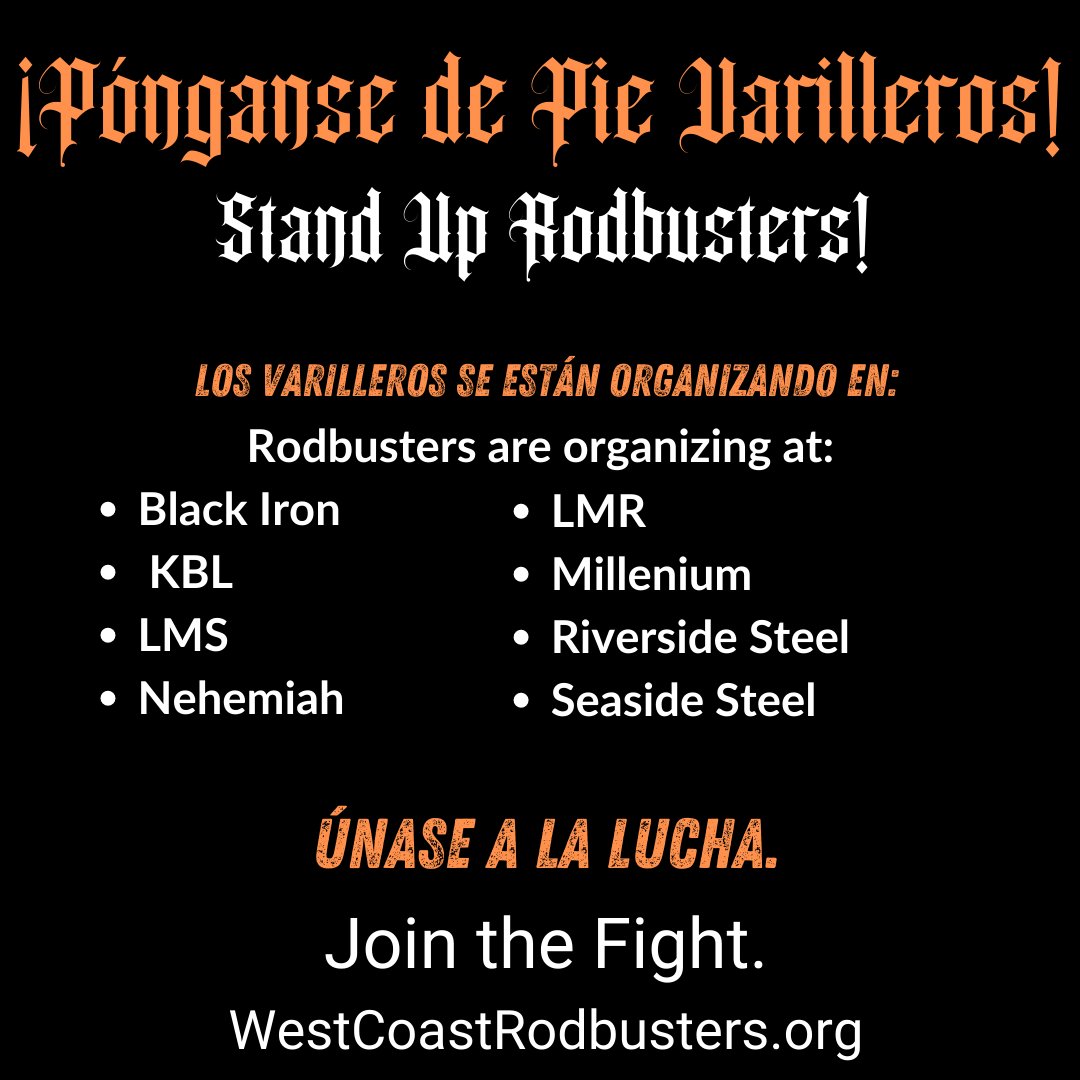 IWOrganizing's tweet photo. #varilleros #rodbusters #ironworkers #LasVegas #1u #JoinTheFight #UnaseLaLucha https://t.co/DaDev6FWbQ