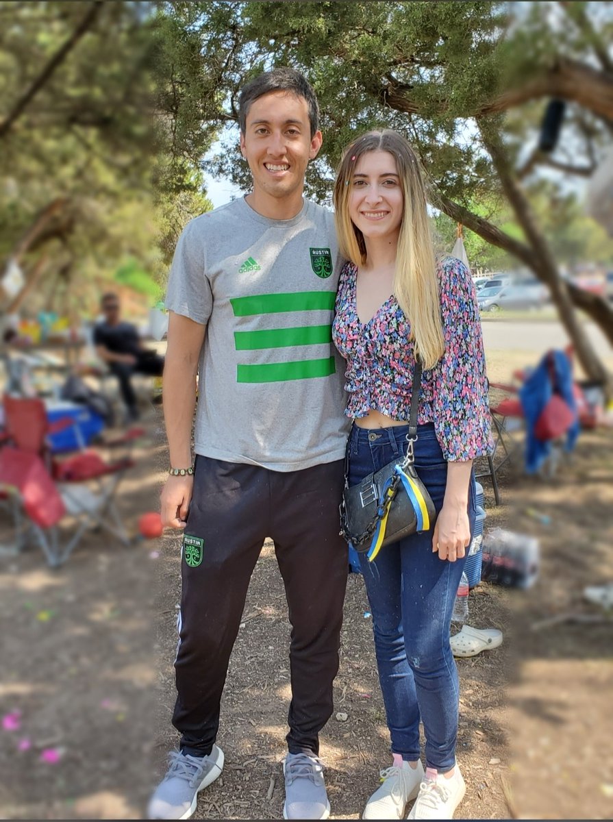RepLloydDoggett's tweet photo. Our constituent, David, shared with me the wonderful news: His wife Iryna, from Ukraine, landed in Texas right before Easter! We’ve been working with them to expedite the green card process and navigate roadblocks as she fled the war. Join me in welcoming our new ATX neighbor! https://t.co/ps7xQuvzDk