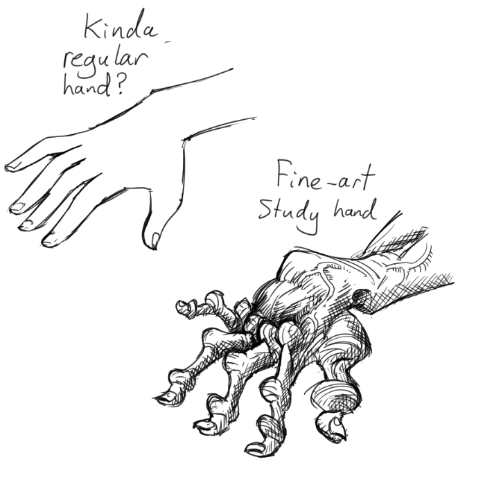 gunnerkrigg's tweet photo. Joke's on me. I didn't go to art school. Did everyone there have swollen joints? https://t.co/SRzk014Jdp