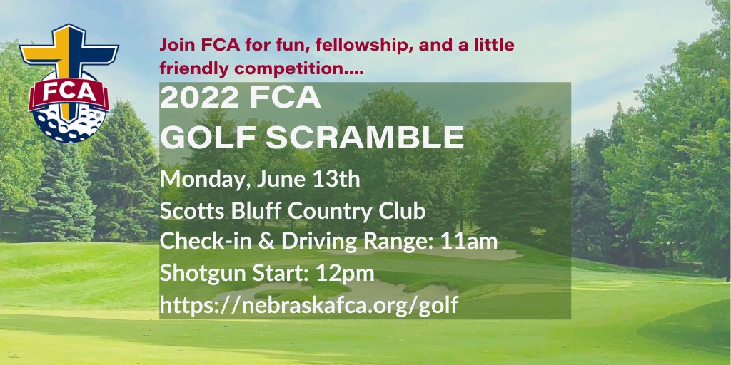 Time to register your team for the Golf Scramble!