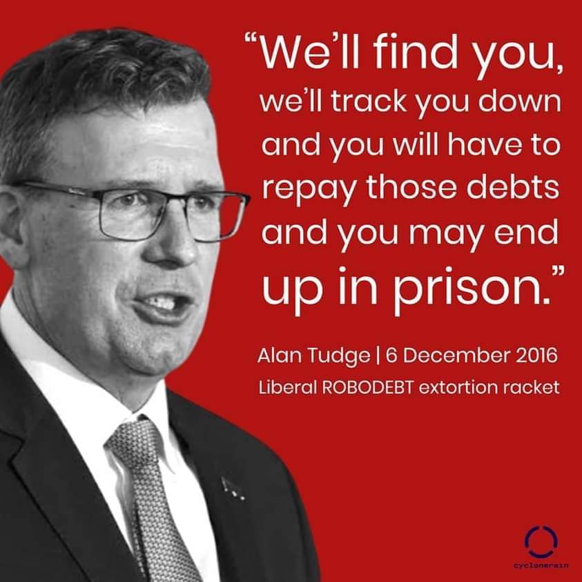 pierre_rodin's tweet photo. Is that the same Stuart Robert that oversaw Robodebt with his mate Tudge barracking him on? https://t.co/azHd3nYbZF